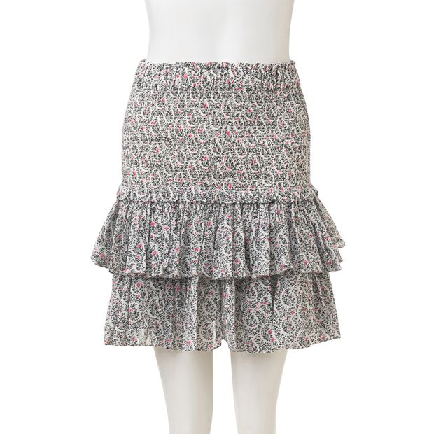 Isabel Marant Etoile Naomi Cotton-Voile Tiered Mini Skirt