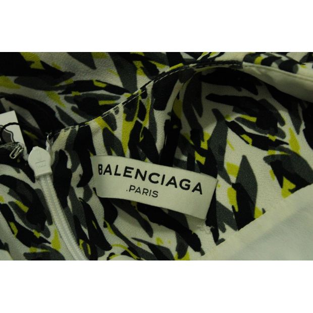 Balenciaga Abstract Tricolor Blouse