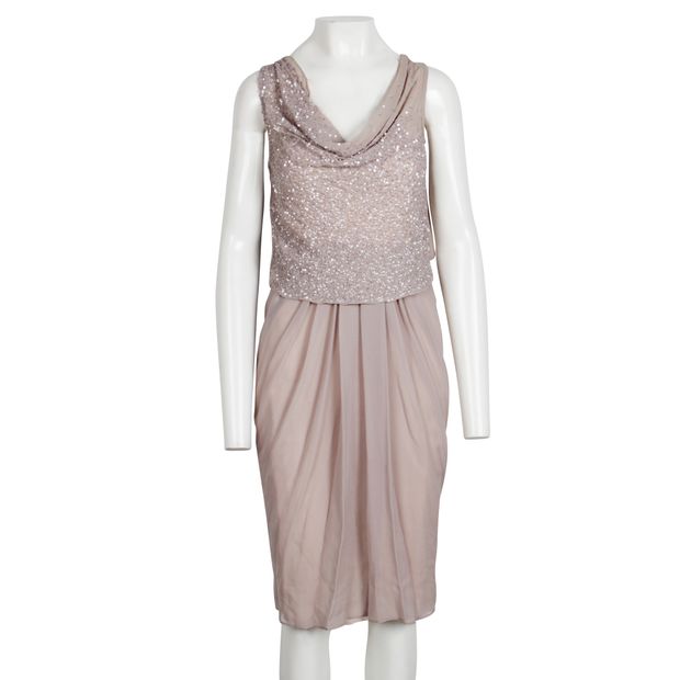 CONTEMPORARY DESIGNER Imperial Angel Dust Sequin Dress