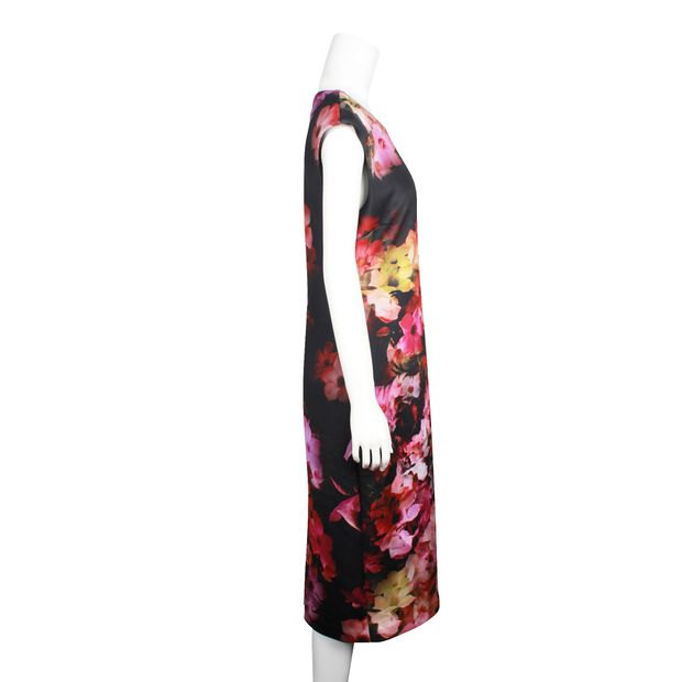 Contemporary Designer Floral Catina Bodycon Midi Dress