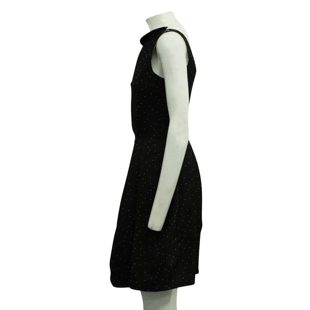 CONTEMPORARY DESIGNER Black Dress with White Dots