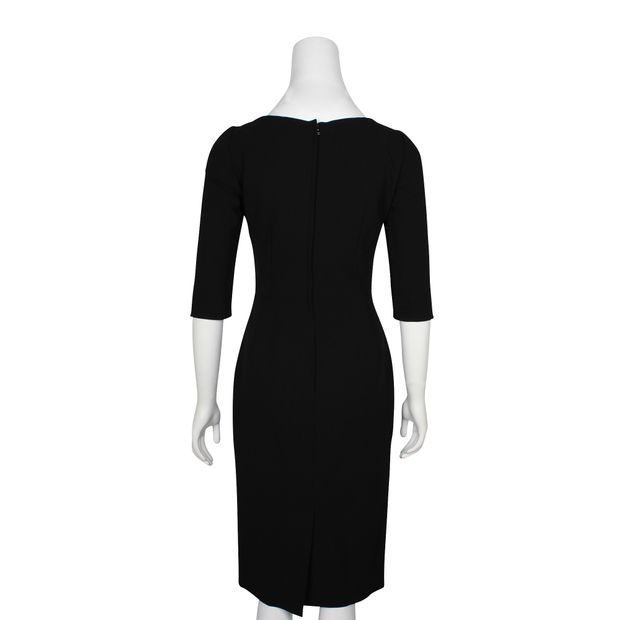 Dolce & Gabbana 'Little Black Dress' In Wool & Silk