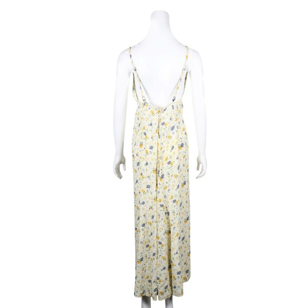 CONTEMPORARY DESIGNER Yellow Floral Summer Dress