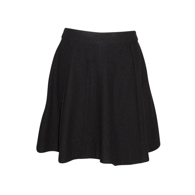 CONTEMPORARY DESIGNER Black A-line Skirt