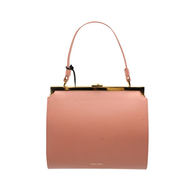 Mansur Gavriel Elegant Bag In Coral Leather