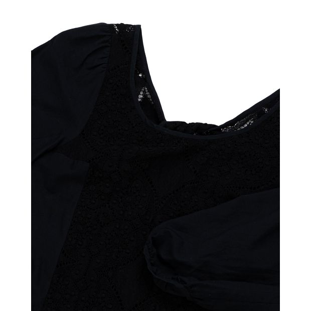 Donna Karan Asymmetrical Pleated Tunic