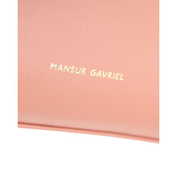 Mansur Gavriel Elegant Bag In Coral Leather
