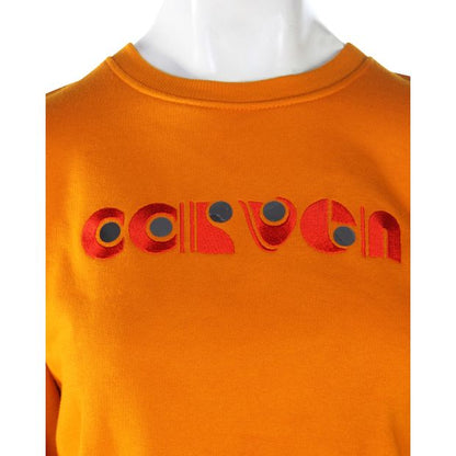 CONTEMPORARY DESIGNER Orange Sweatshirt With Embroidered Logo