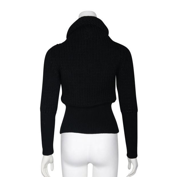 Gucci Black Knitted Turtleneck Sweater