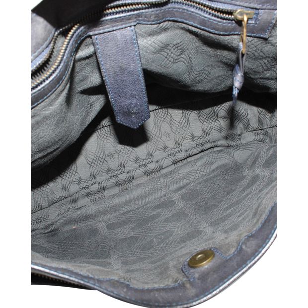 PS1 Medium Bag in Dark Graphite Leather