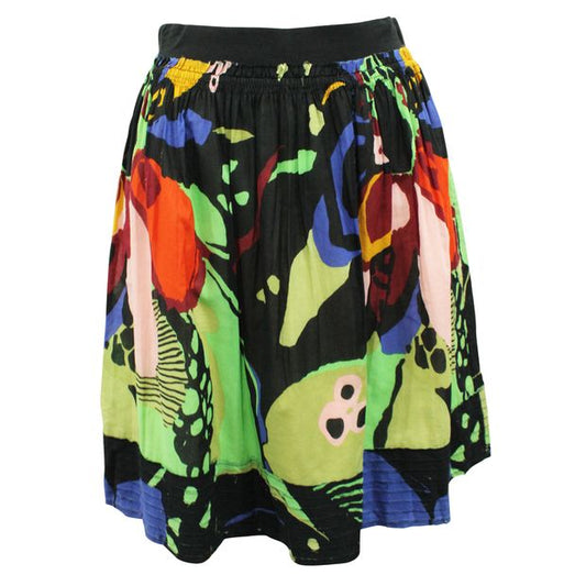 VIVIENNE TAM Colorful Skirt with Elastic Waist