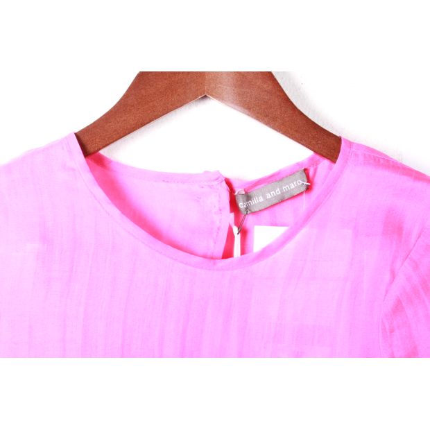 CAMILLA AND MARC Pink Silk Top