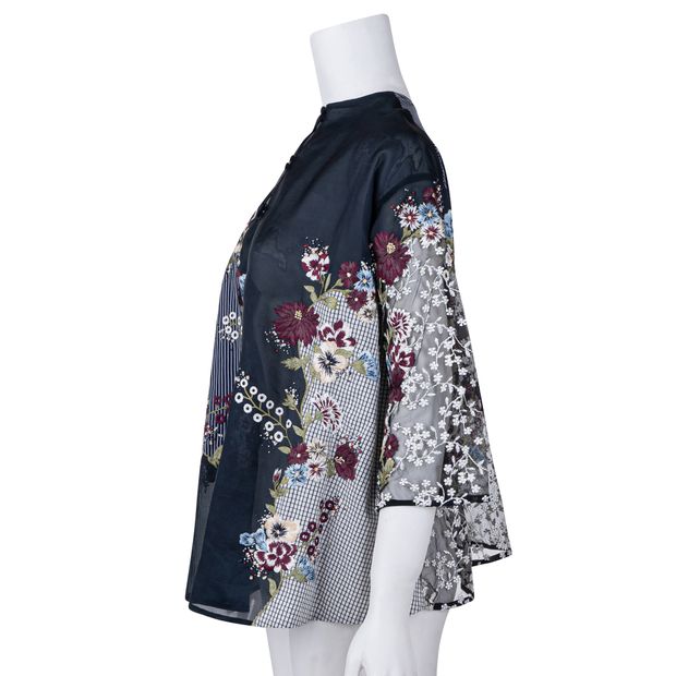 Biyan Floral Embroidered Blouse