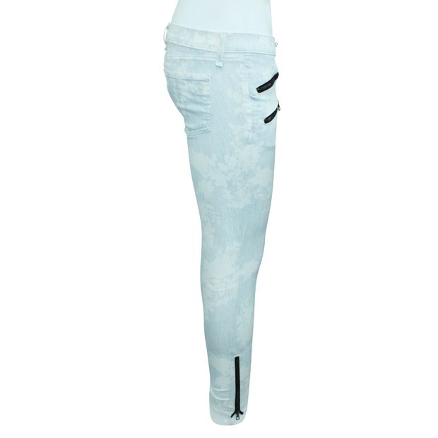 CONTEMPORARY DESIGNER White Striped Jeans