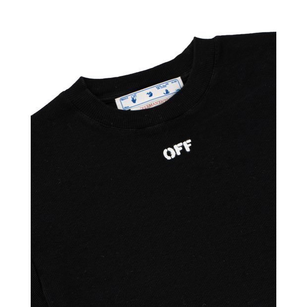 Off-White Logo Cropped T-Shirt