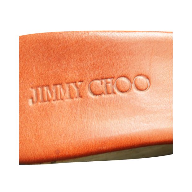 JIMMY CHOO Cork Wedge Sandals
