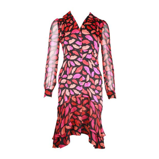 Diane Von Furstenberg Multicoloured Marnie Midnight Kiss Shirt Dress
