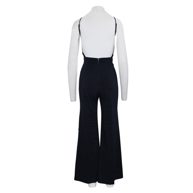 REFORMATION Navy Blue Jumpsuit with open back