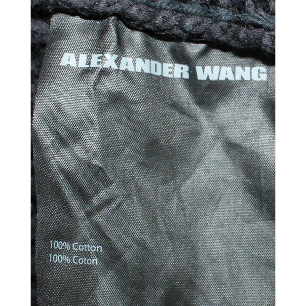 ALEXANDER WANG Black Knitted Top