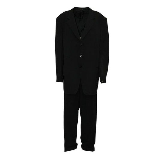 Black Textured Armani Collezioni x Syd Jerome Suit