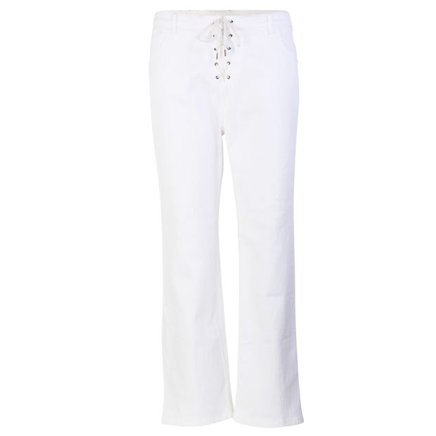 CHLOÉ White Flare Denim Jeans