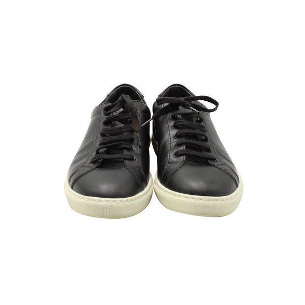 COMMON PROJECTS Black Retro Low Top Leather Sneakers