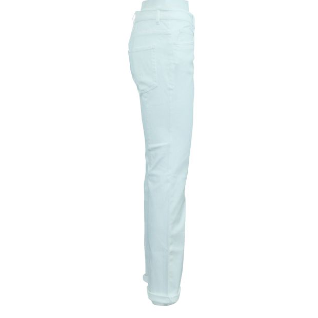 Prada White Straight Cut Jeans