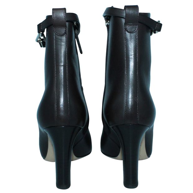 Bally Black Leather Ankle Boots