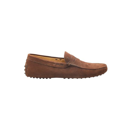 Tod'S City Gommino Leather Penny Loafers In Brown