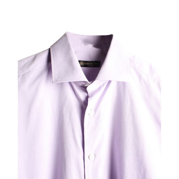CONTEMPORARY DESIGNER Purple Textured Shirt