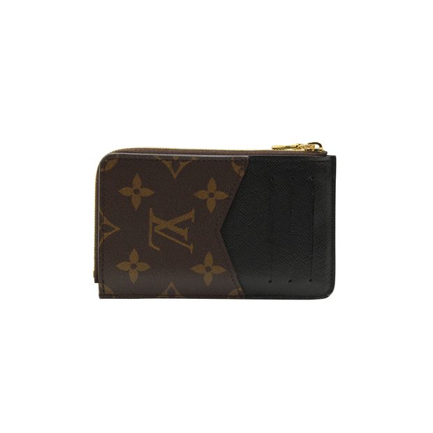 Louis Vuitton Monogram Card Holder Recto Verso in Brown Coated Canvas