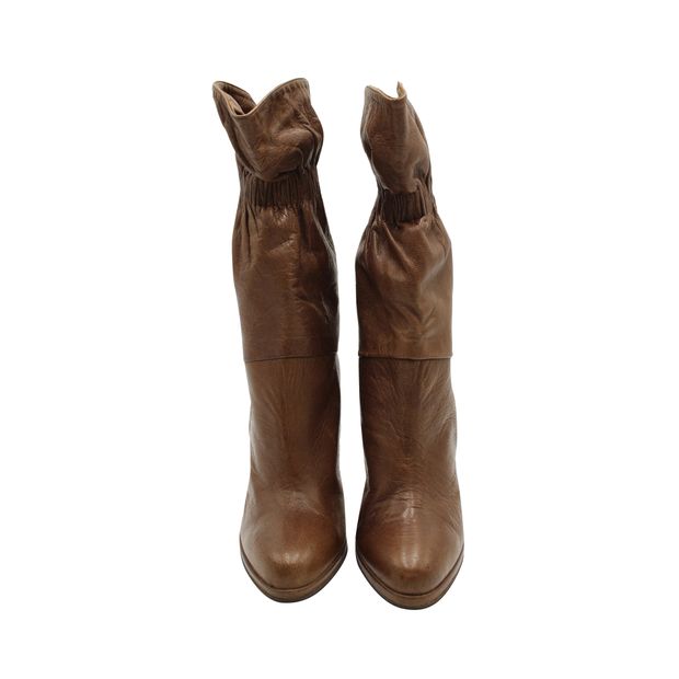 Marni Brown Leather Boots