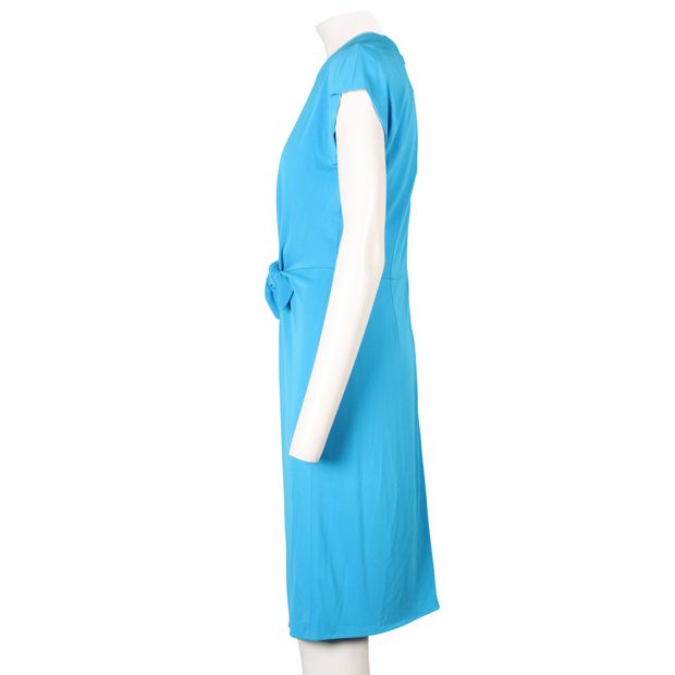 CONTEMPORARY DESIGNER Blue Knee Length Dress