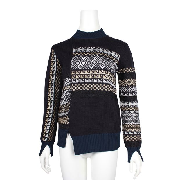 3.1 Phillip Lim Navy Blue Winter Sweater