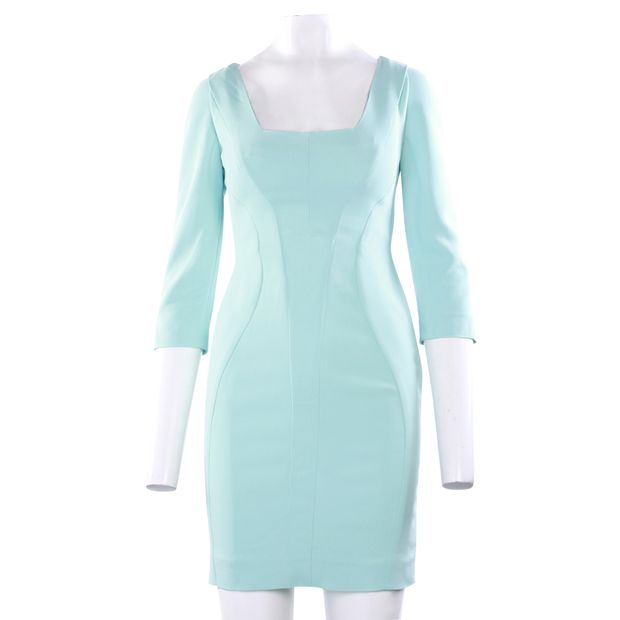ANTONIO BERARDI Turquoise Midi Dress