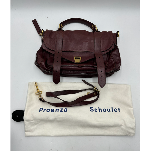 Proenza Schouler Burgundy Ps1 Medium Shoulder Bag