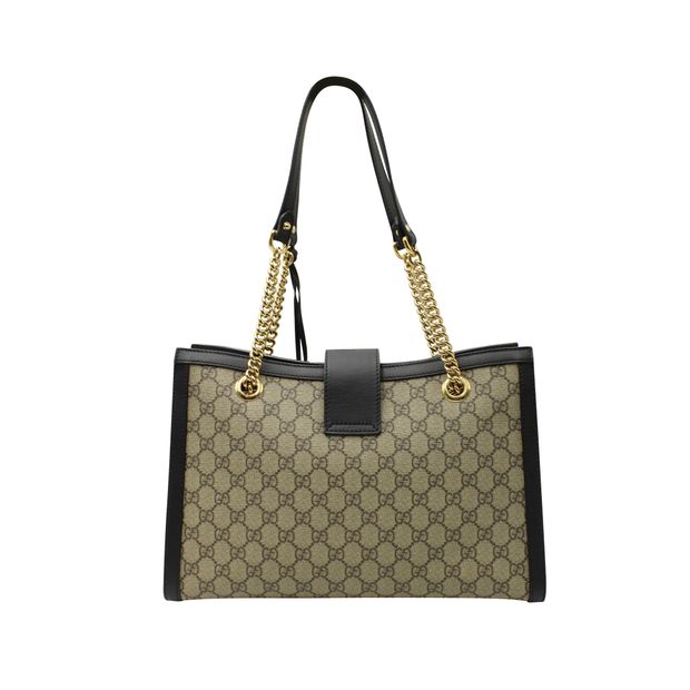 Gucci Gg Supreme Padlock Medium Bag