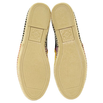 LOEWE Colorful Striped Leather Espadrilles