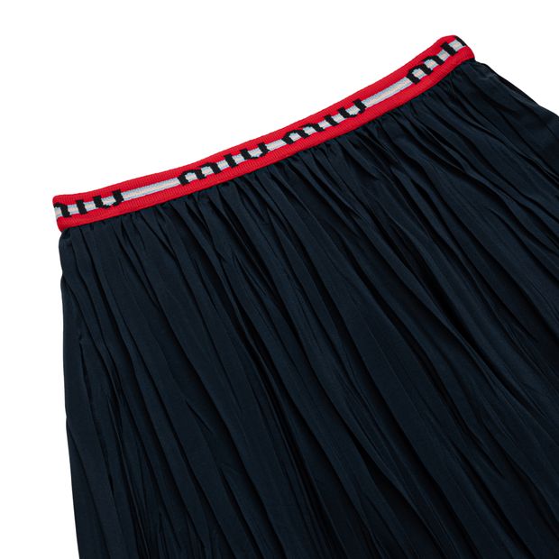 Miu Miu Pleated Midi Skirt