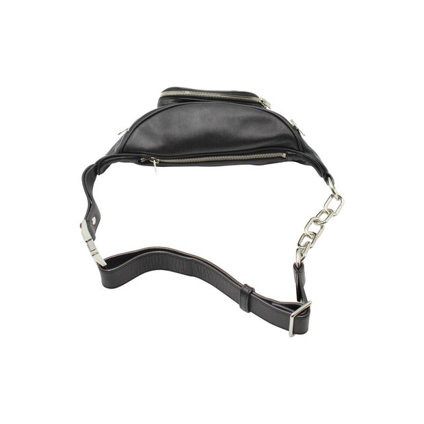 Alexander Wang Attica Fanny Pack in Black Nappa Leather