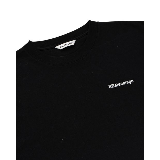 Balenciaga Logo Oversized T-Shirt