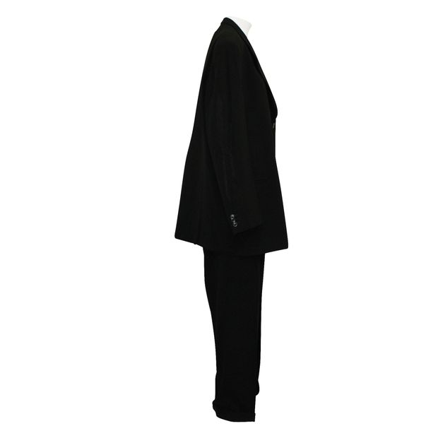 Armani Black Textured Armani Collezioni X Syd Jerome Suit