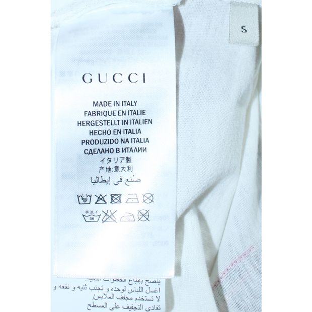 GUCCI SS16 Snake Embroidered T-Shirt