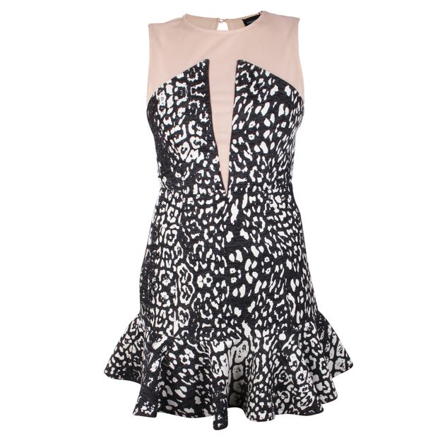 CONTEMPORARY DESIGNER Leopard Pattern Dress