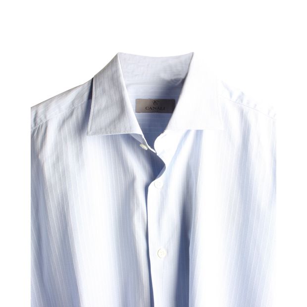 CONTEMPORARY DESIGNER Blue Plaid Shirt