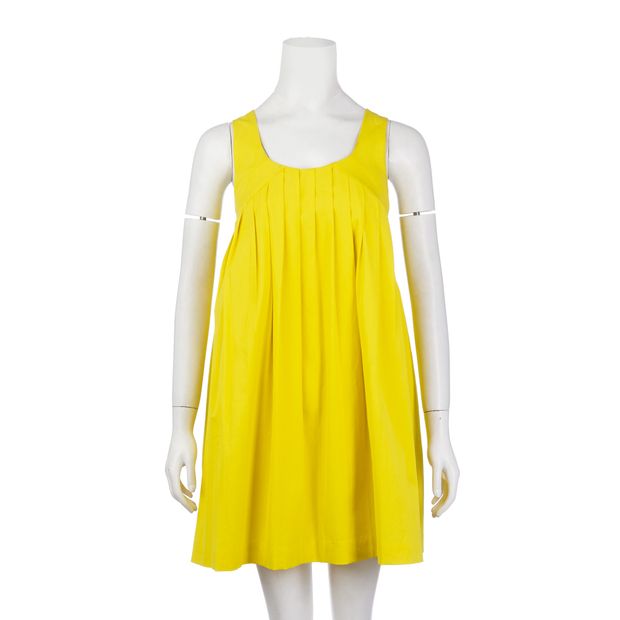 CONTEMPORARY DESIGNER Yellow Tent Dress