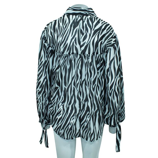 CONTEMPORARY DESIGNER Zebra Print Shirt