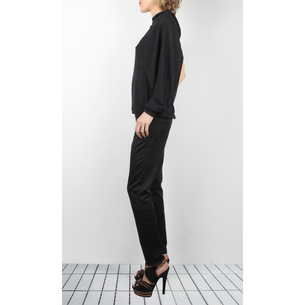 CONTEMPORARY DESIGNER Black Pants With Sequins