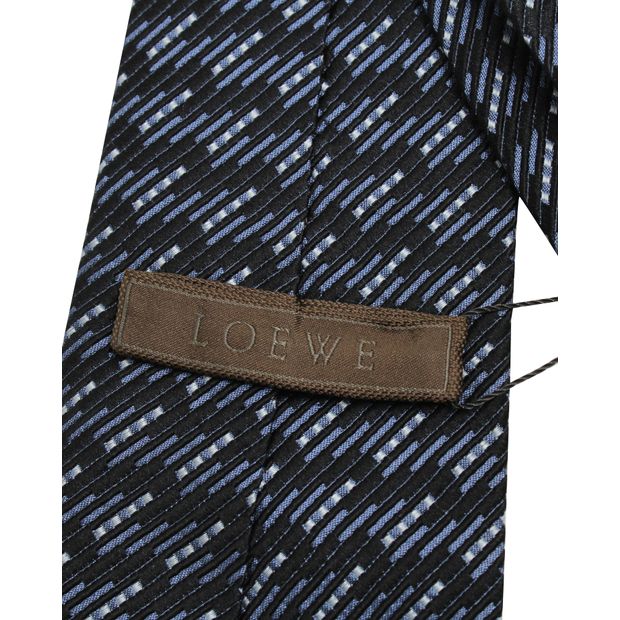 LOEWE Navy Bue Pattern Tie