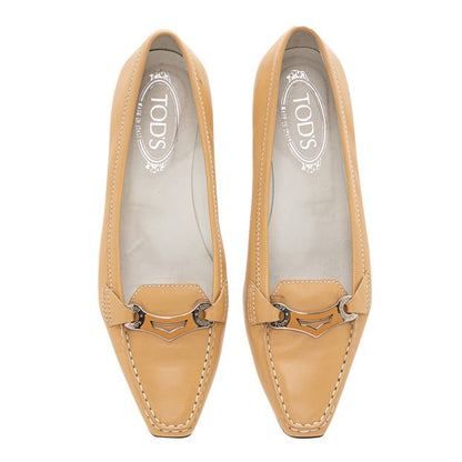 Tod'S Pointed Toe Leather Loafers